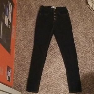 High waisted jeans